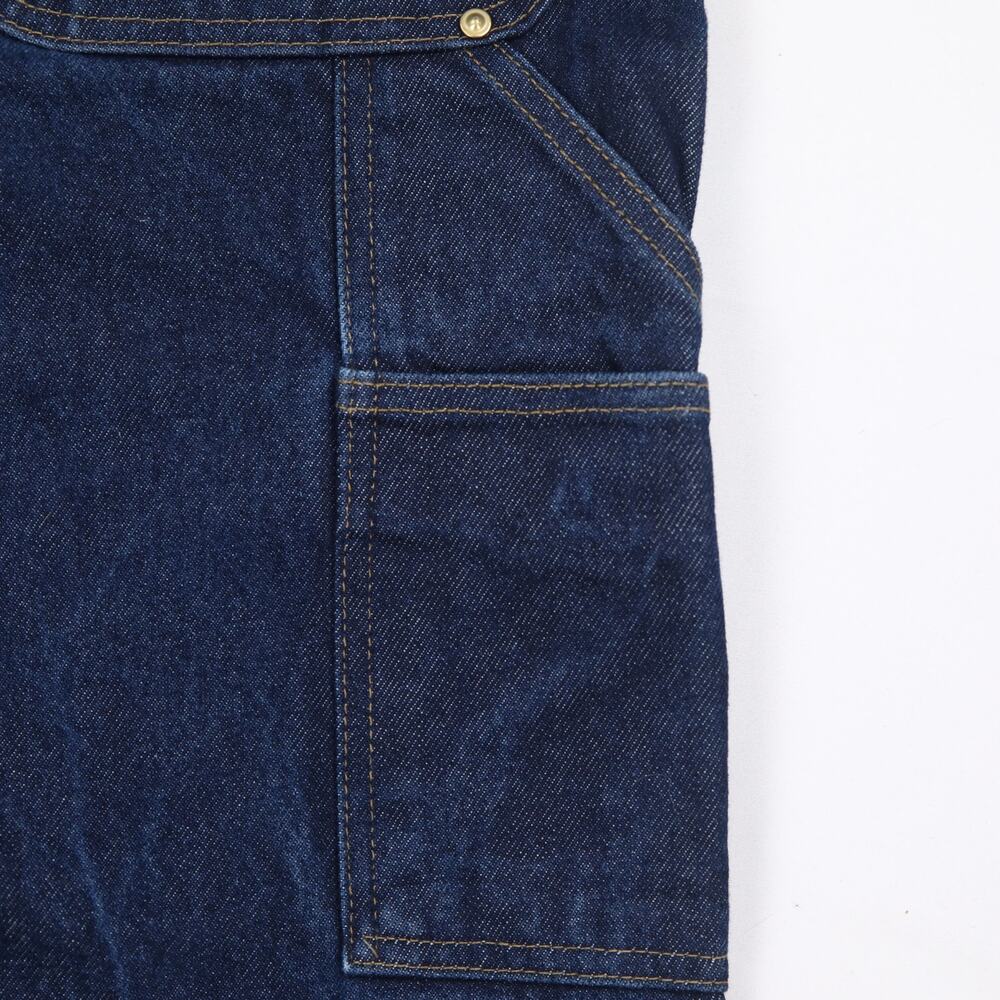 Vintage Carhartt B07 DNM Dark Blue Jeans Denim Double Knee Carpenter Pant 32x31 - Picture 12 of 13